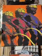 3 photos pop art sur toile, Comme neuf, Enlèvement, Prenten