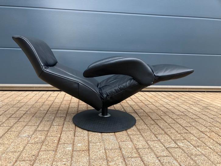 Jori Symphony Medi Mono-move relax Celia black leder, Huis en Inrichting, Zetels | Voetbanken en poefs, Ophalen of Verzenden