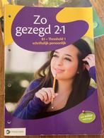 Zo gezegd 2.1 mondeling persoonijk, Boeken, Ophalen, Zo goed als nieuw, Nederlands