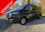 Ford Transit Custom 2.0 // L2 // Limited // Automaat, Auto's, Stof, 2500 kg, Zwart, 5 deurs