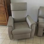 Relax, Maison & Meubles, Fauteuils, Comme neuf, Enlèvement, Cuir, 100% rundsleder 1ste kwaliteit