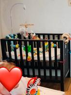 Gratis zwart babypark op wieltjes, Kinderen en Baby's, Babyparken, Ophalen, Gebruikt, Vierkant, In hoogte verstelbaar