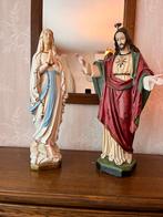 Jezus en maria beeld, Antiek en Kunst, Antiek | Religieuze voorwerpen, Ophalen