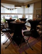 Partytafels, buffettafels en stoelen TE HUUR, Hobby en Vrije tijd, Ophalen of Verzenden, Zo goed als nieuw