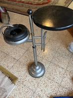 Cendrier Art Déco, chrome et Bakélite par Demeyere, Belgique, Antiquités & Art, Enlèvement ou Envoi