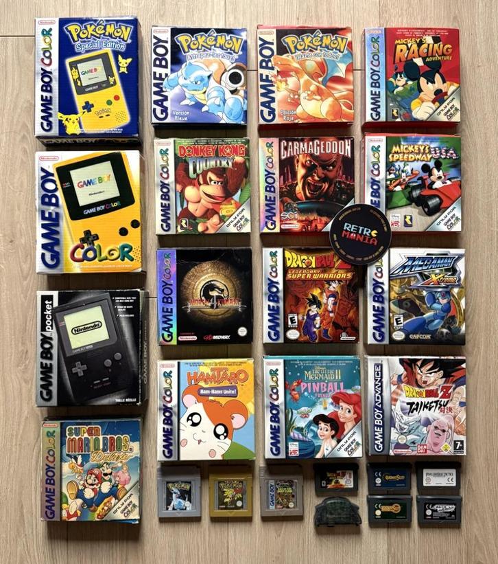 Nintendo Game Boy Color/Pocket Consoles + spelletjes, Games en Spelcomputers, Games | Nintendo Game Boy, Zo goed als nieuw, Ophalen of Verzenden
