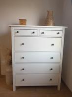 Commode et 2 tables de nuit, Maison & Meubles, Armoires | Commodes, 5 tiroirs ou plus, Comme neuf, 100 à 150 cm, Enlèvement