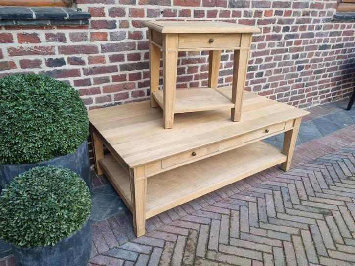 Table basse en chêne, Maison & Meubles, Tables | Tables de salon, Comme neuf, Enlèvement ou Envoi
