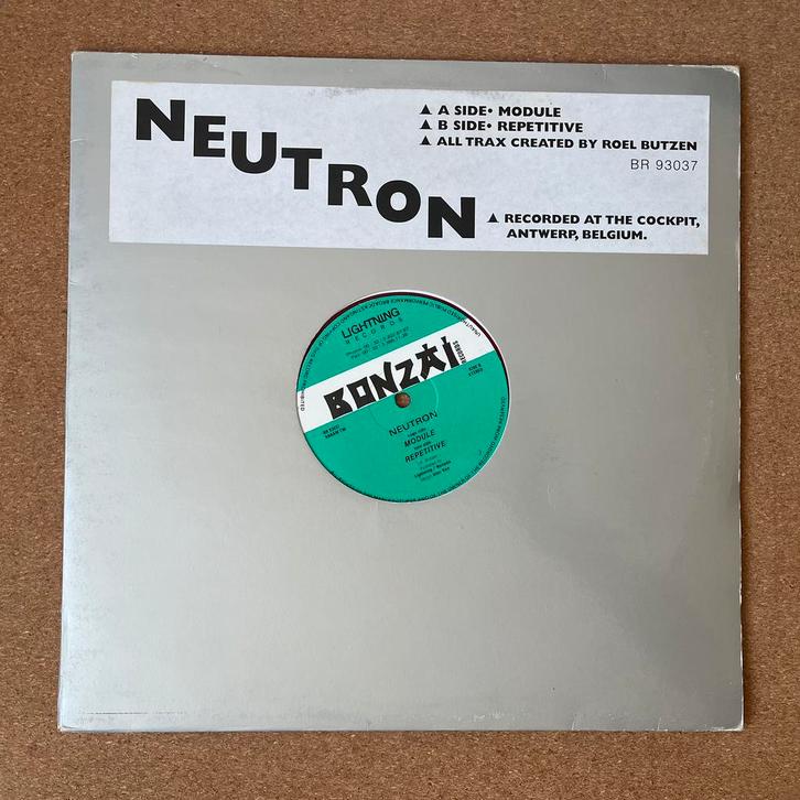 Neutron – Module / Repetitive (1993, Bonzai, Rood vinyl), Cd's en Dvd's, Vinyl | Dance en House, Gebruikt, Techno of Trance, 12 inch