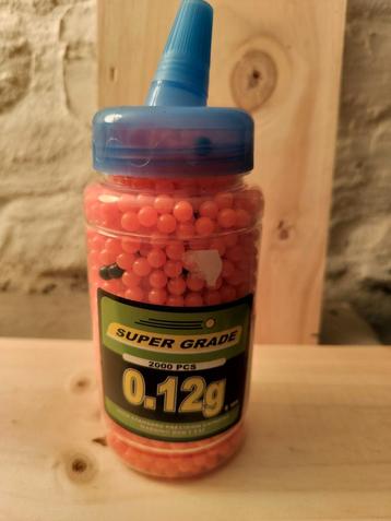  airsoft bb's 0,12 gram 2000 stuck  beschikbaar voor biedingen