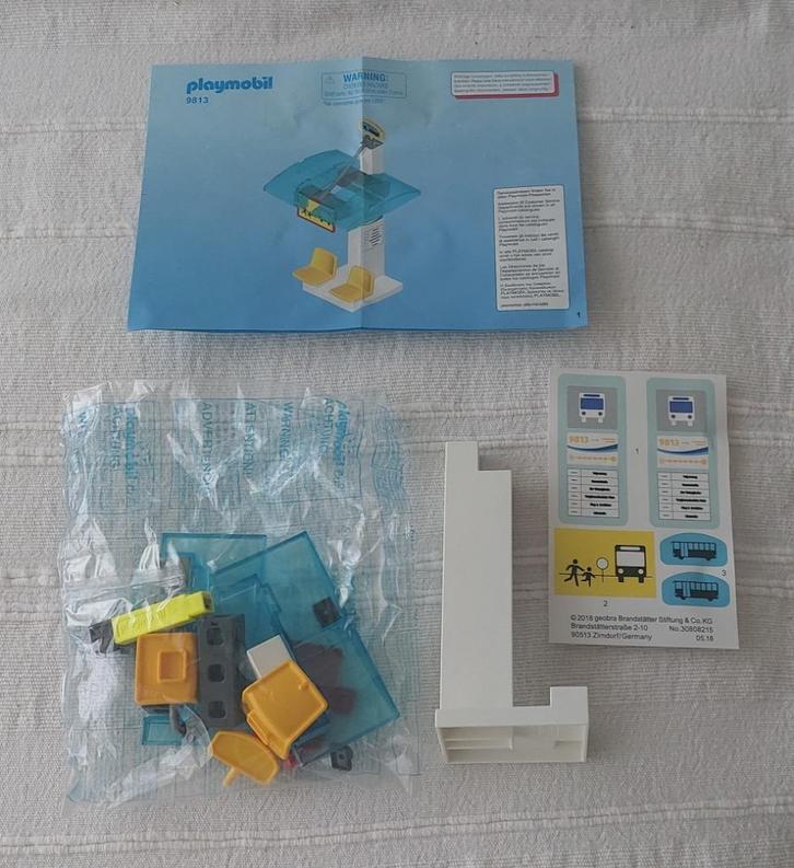 Playmobil 9813 - Bushalte, Kinderen en Baby's, Speelgoed | Playmobil, Nieuw, Complete set, Ophalen of Verzenden