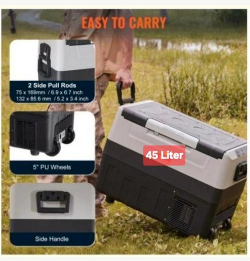 Compressor Koelbox / Vriezer 45 liter 12V-220V, Caravans en Kamperen, Koelboxen, Nieuw, Koelbox, Compressor, Ophalen