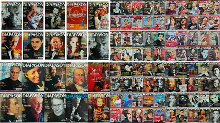Revues de musique classique 'Diapason' (400 à 499), Livres, Musique, Comme neuf, Artiste, Enlèvement