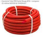 Couronne tube prégainé rouge Ø16 mm 25 mètres, Ophalen