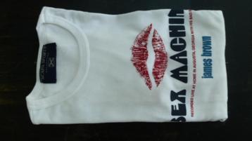T shirt manche longue blanc Scapa Sex Machine James Brown, Neuf, Scapa, Taille 46/48 (XL) ou plus grande, Enlèvement ou Envoi