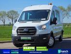 Ford TRANSIT 350 L2H1 Dubbele Cabine!, Auto's, Bestelwagens en Lichte vracht, Wit, Bedrijf, Ford, Cruise Control