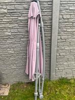 Zweefparasol + staanvoet, Ophalen, Kantelbaar, 3 tot 4 meter, Zweefparasol