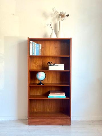 Vintage midcentury boekenkast - teak jaren 60 beschikbaar voor biedingen