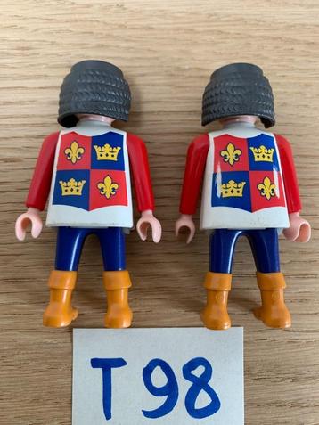 PLAYMOBIL T98 - LOT 2 RIDDERS beschikbaar voor biedingen