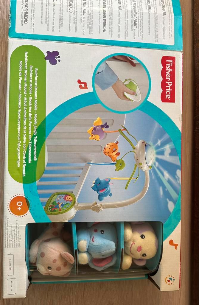 Rainforest Dromen Mobiel Fisher Price, Kinderen en Baby's, Speelgoed | Babyspeelgoed, Zo goed als nieuw, Mobiel, Ophalen