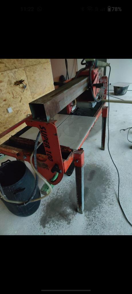 Professionele tegelzaagmachine Super 100, Doe-het-zelf en Bouw, Gereedschap | Zaagmachines, Gebruikt, Ophalen