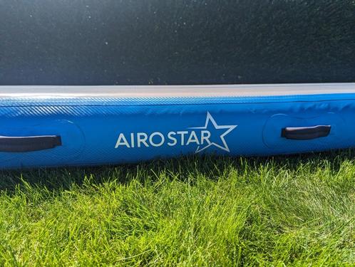 Airtrack turnmat van het merk Airostar, Sports & Fitness, Gymnastique, Comme neuf, Matériel, Bleu, Enlèvement