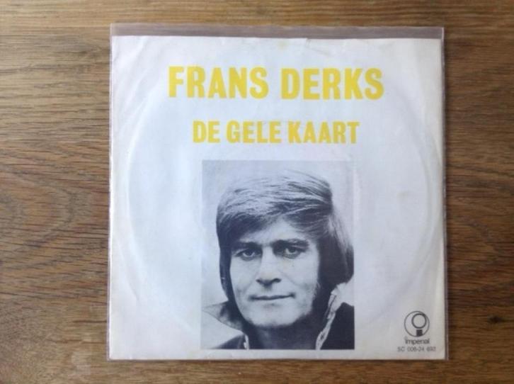 single frans derks, CD & DVD, Vinyles Singles, Single, En néerlandais, 7 pouces, Enlèvement ou Envoi