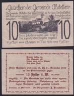 Noodbiljetten Abstetten, Ophalen of Verzenden, Oostenrijk, Setje