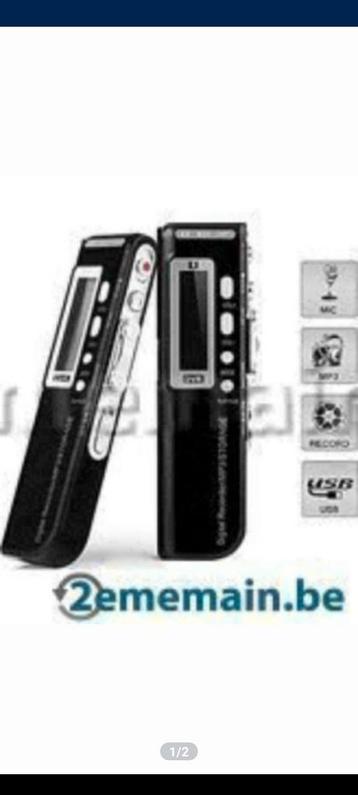 Inclusief 8 Gb dictafoon-audiorecorder Nieuw! beschikbaar voor biedingen