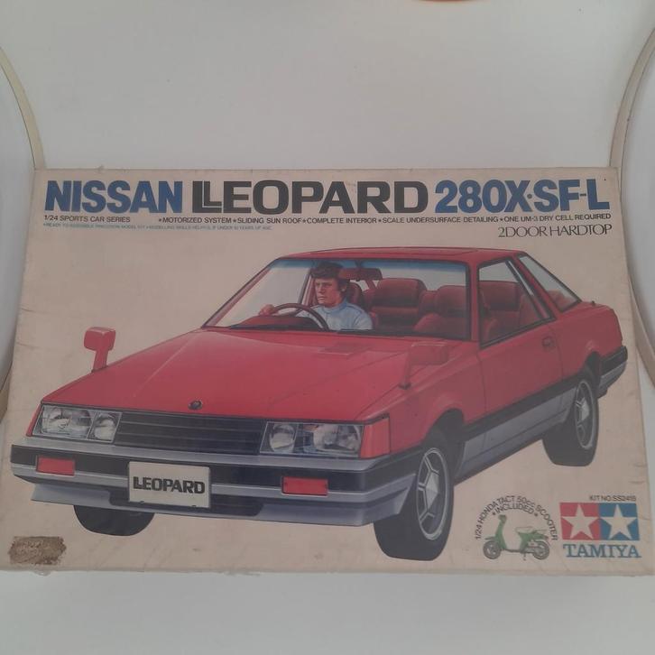 TAMIYA kit 1/24: NISSAN LEOPARD 280 X-SF-L 2drs H.T.*VINTAGE, Hobby en Vrije tijd, Modelbouw | Auto's en Voertuigen, Nieuw, Auto
