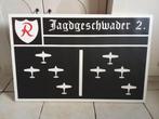 Duits LUFTWAFFE WW2-panel: 2. jachteskader, Ophalen of Verzenden