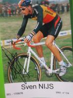 wielerkaart 2003 bk  team rabobank  sven nys signe, Sport en Fitness, Verzenden, Zo goed als nieuw