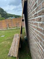 Terras planken+palen zn riet, Tuin en Terras, Ophalen, Zo goed als nieuw, Palen