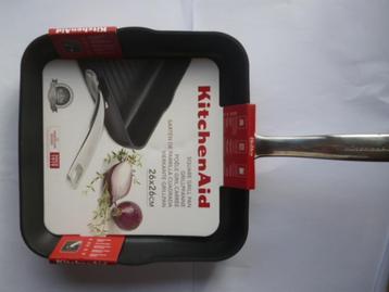 KitchenAid vierkante GRILLPAN 26cm (alle vuren) beschikbaar voor biedingen