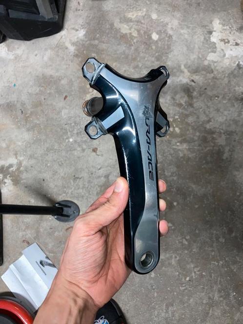 Dura Ace crankstel met stages powermeter, Fietsen en Brommers, Fietsonderdelen, Gebruikt, Racefiets, Crankstel of Pedalen, Ophalen of Verzenden