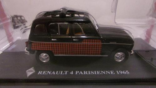 RENAULT 4 PARISIENNE T.O,COM NEUVE socle & blister.PASSION R, Hobby en Vrije tijd, Modelauto's | 1:43, Zo goed als nieuw, Auto