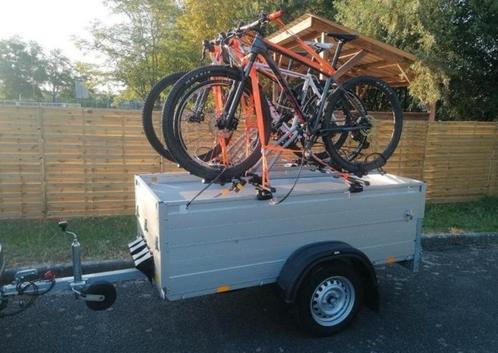 Anssems bagagewagen TE HUUR met optie fietsendragers, Auto diversen, Fietsendragers, Zo goed als nieuw, Fietsendrager-accessoire