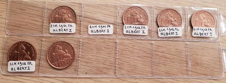 2 centimes - Albert Ier -1911 /1919, Postzegels en Munten, Munten | België, Ophalen of Verzenden