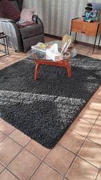 Zwarte tapijt - hoogpolig, Ophalen, 100 tot 150 cm, Zwart, Zo goed als nieuw