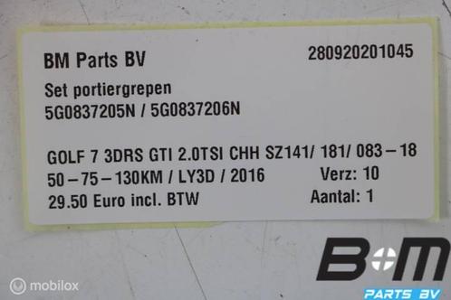 Set portiergrepen VW Golf 7 5G0837205N, Auto-onderdelen, Carrosserie, Gebruikt