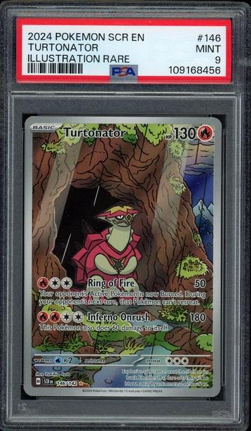 Turtonator [IR] PSA 9 - 146/142 - Stellar Crown 2024 beschikbaar voor biedingen