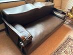 Ancien canapé lit en cuir, Huis en Inrichting, Ophalen, Zo goed als nieuw, Leer