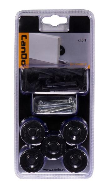 CanDo plintclips zwart beschikbaar voor biedingen