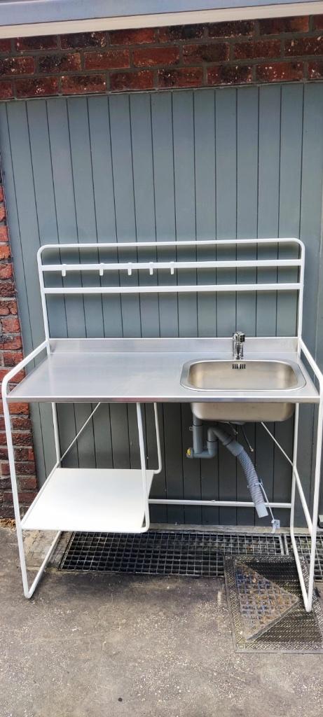 SUNNERSTA complete Kitchenette, Huis en Inrichting, Keuken | Complete keukens, Zo goed als nieuw, Overige typen, Wit, Ophalen