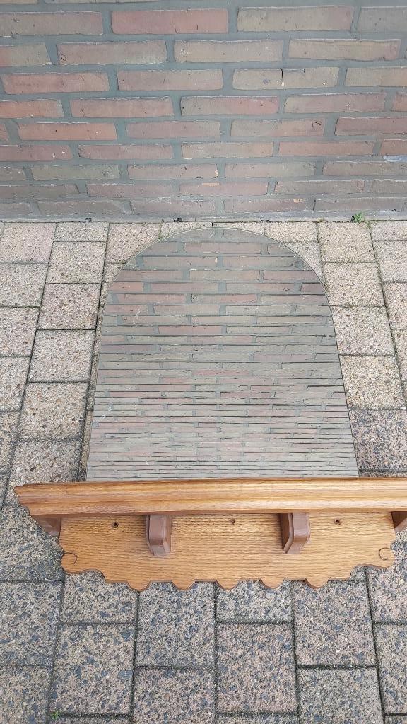 oude hangspiegel, Huis en Inrichting, Woonaccessoires | Spiegels, Rond, Ophalen