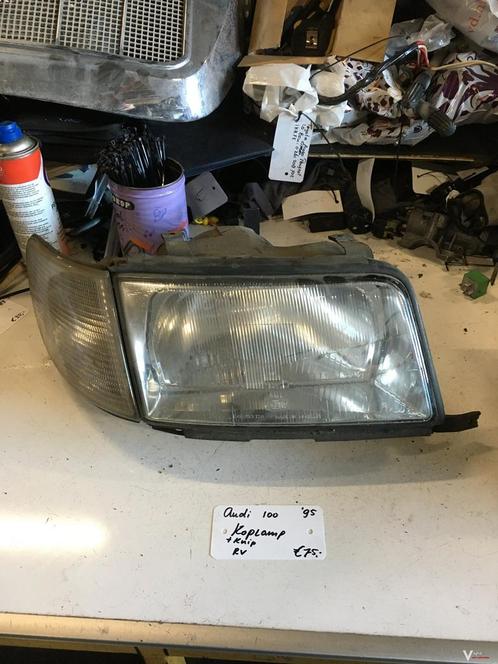 Audi 100  1995   Koplamp Rechtsvoor met knipperlicht, Auto-onderdelen, Verlichting, Gebruikt, Ophalen of Verzenden