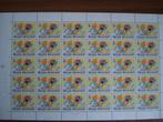 KUIFJE BLAD VAN 30 ZEGELS  OBC NR 1944 JEUGDFILATELIE, Postzegels en Munten, Ophalen of Verzenden, Zonder stempel, Postfris, Postfris