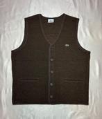 Mouwloos Lacoste vest van bruine wol, Kleding | Heren, Ophalen, Bruin, Maat 48/50 (M), Lacoste