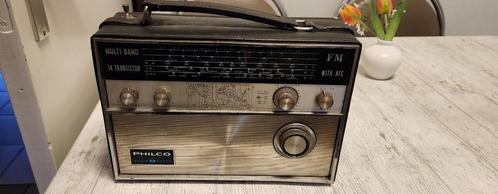 oude kofferradio PHILCO (Japan), Audio, Tv en Foto, Radio's, Gebruikt, Wereldontvanger, Ophalen
