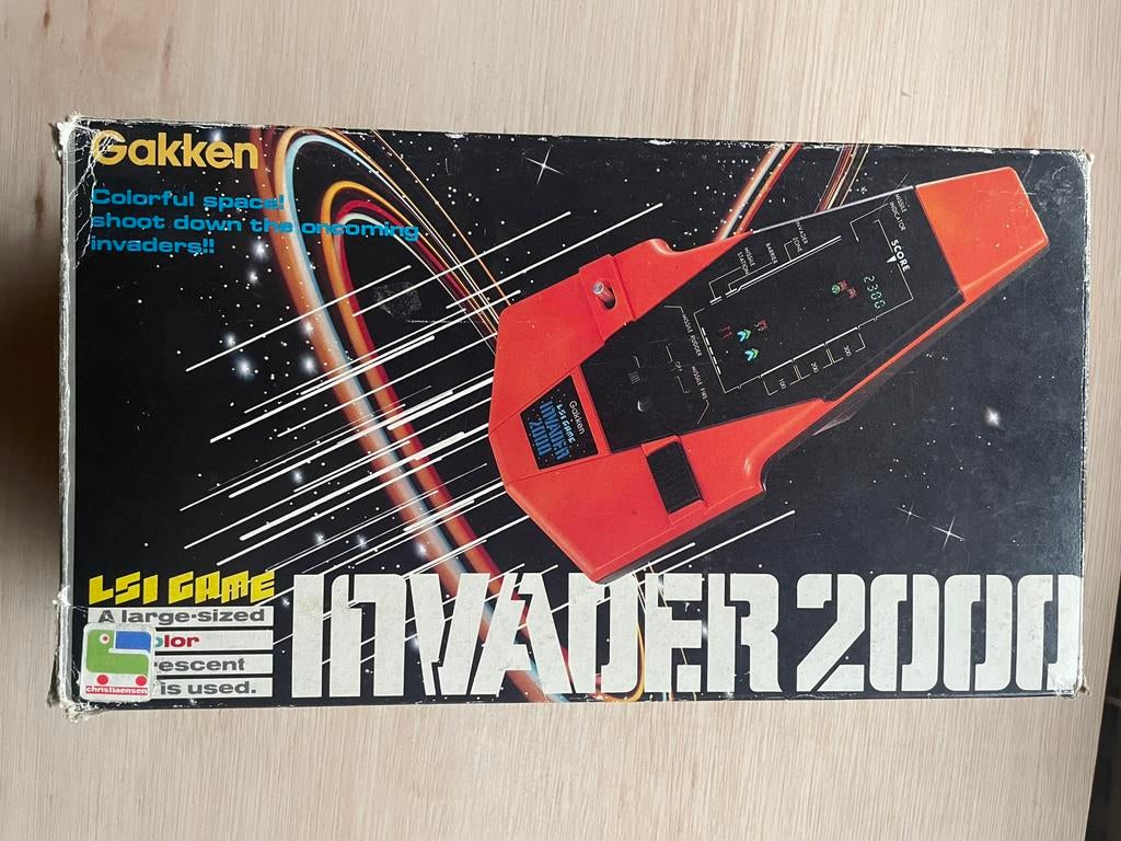 Gakken Invader 2000 – originele retro handheld – mét doos, Ophalen of Verzenden, Zo goed als nieuw